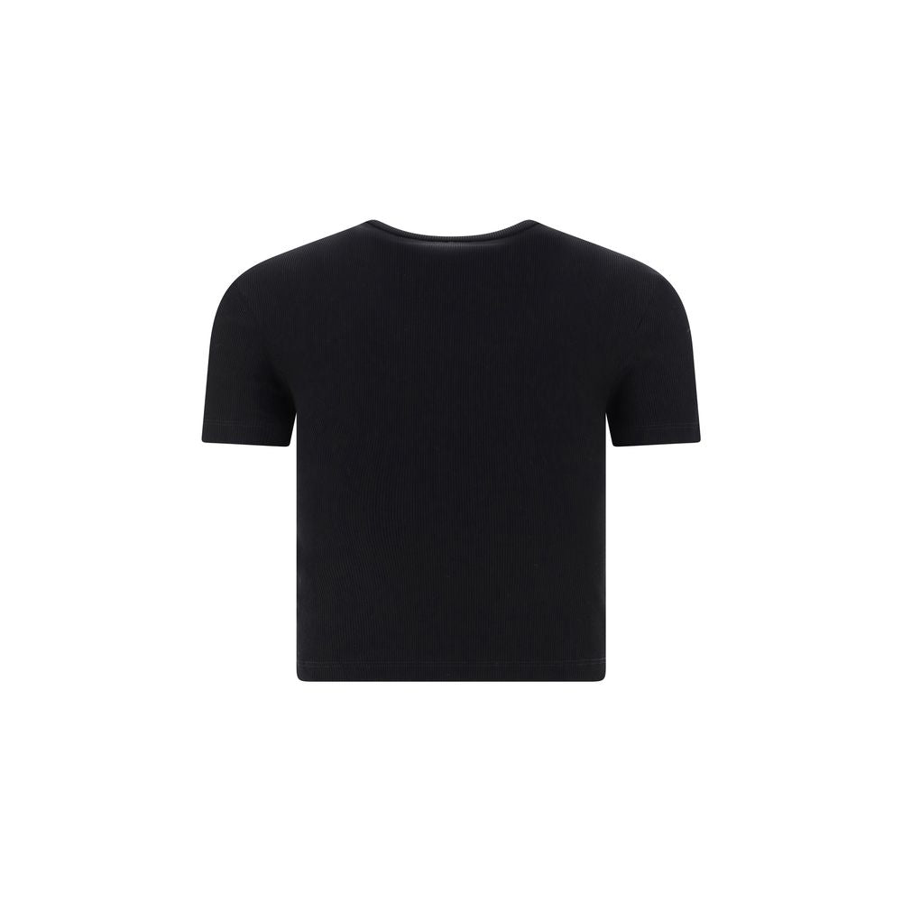 Fendi Schwarzes Baumwoll-T-Shirt