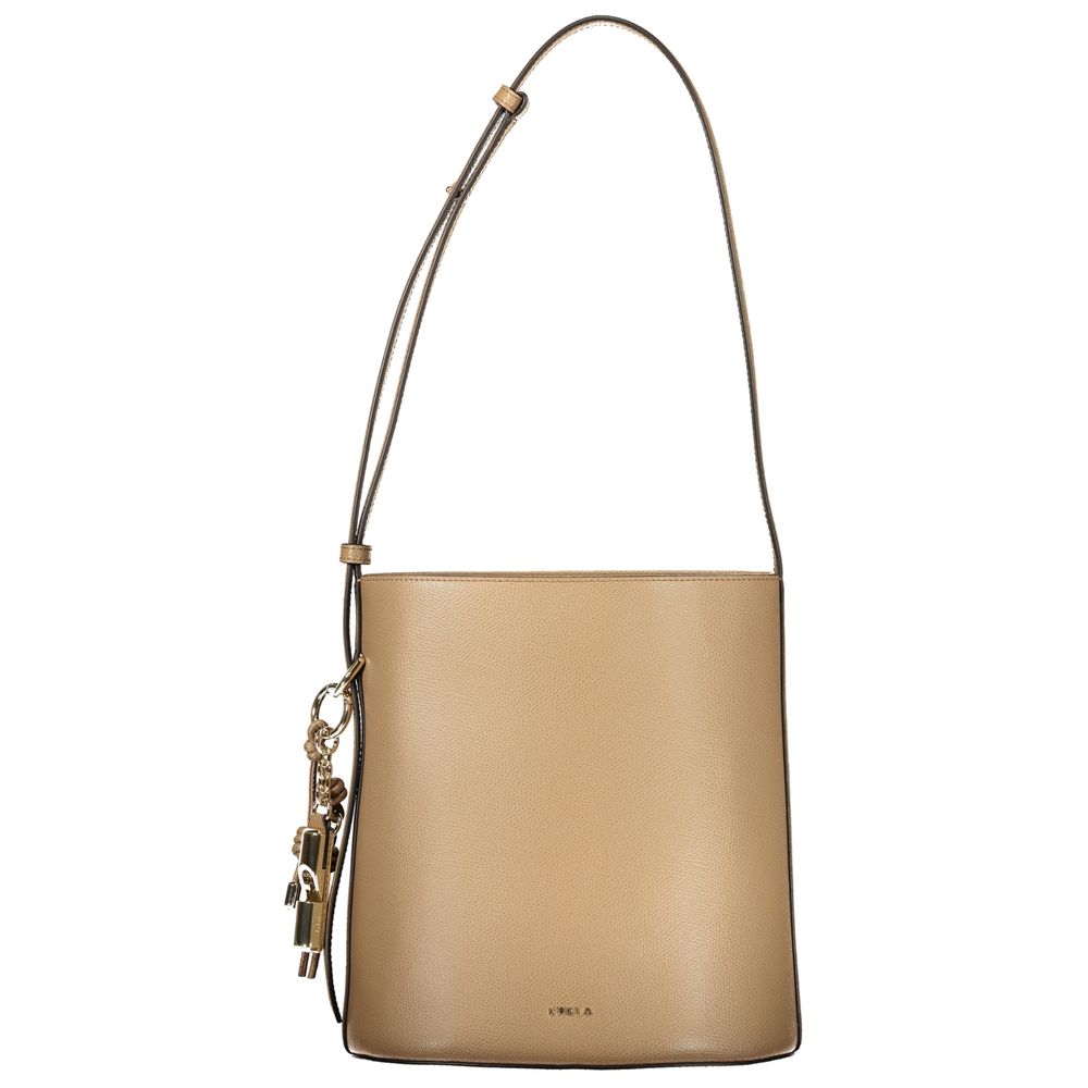 Furla Marrone Leder Damen Beuteltasche