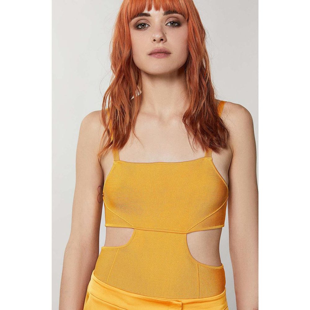 Patrizia Pepe Orange Viskose-Tanktops