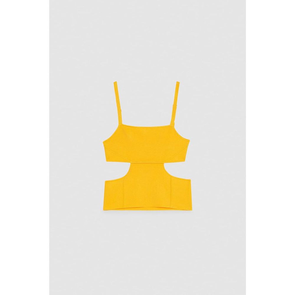Patrizia Pepe Orange Viskose-Tanktops