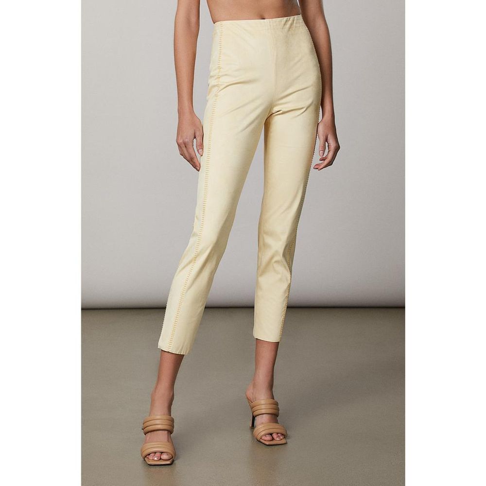 Patrizia Pepe Gelbe Hose aus Polyester