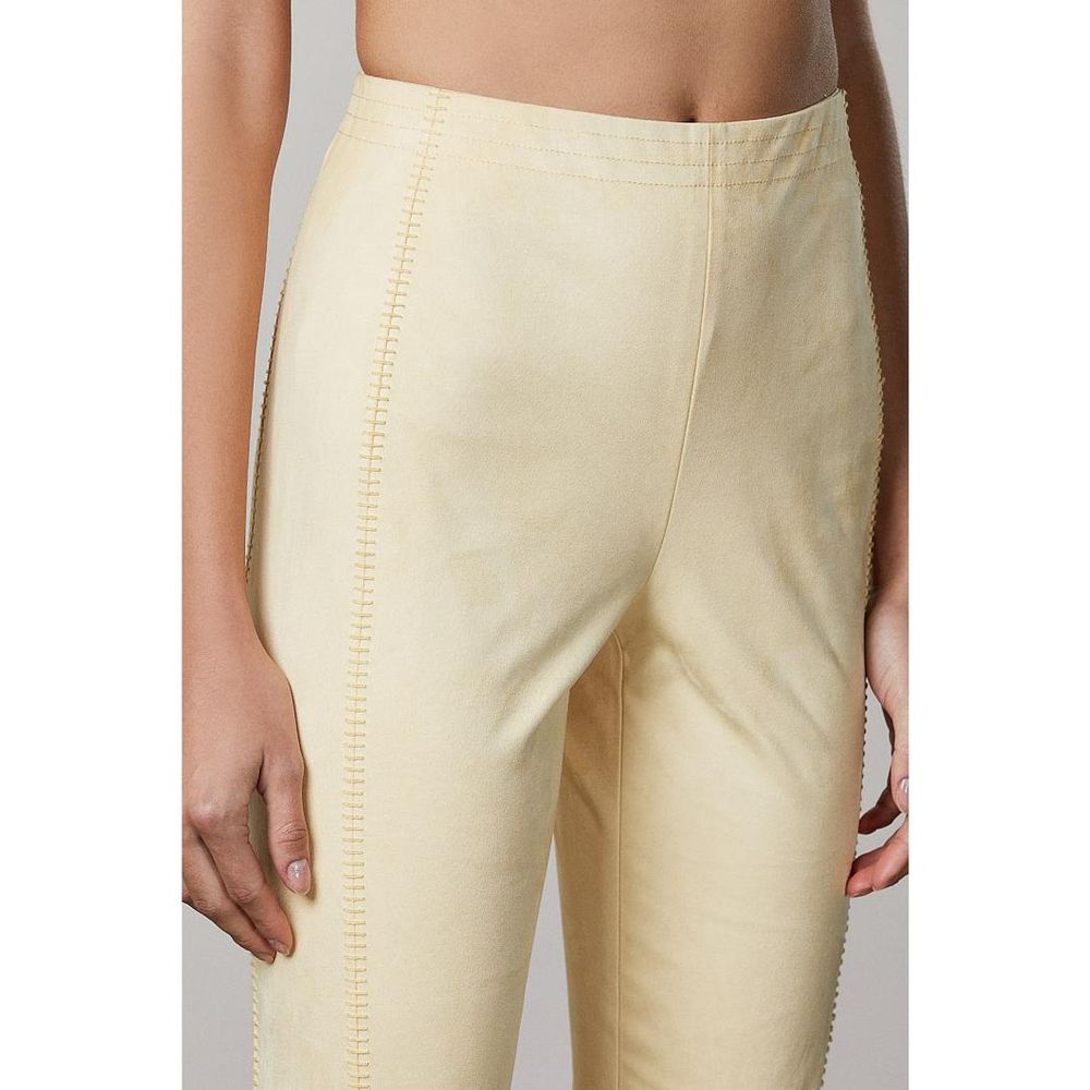Patrizia Pepe Gelbe Hose aus Polyester