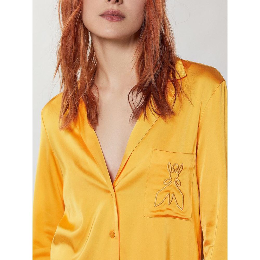 Patrizia Pepe Orange Viskosebluse