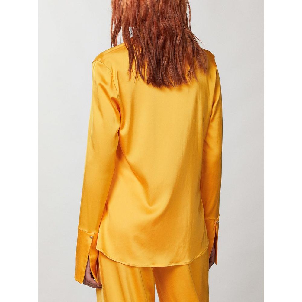 Patrizia Pepe Orange Viskosebluse