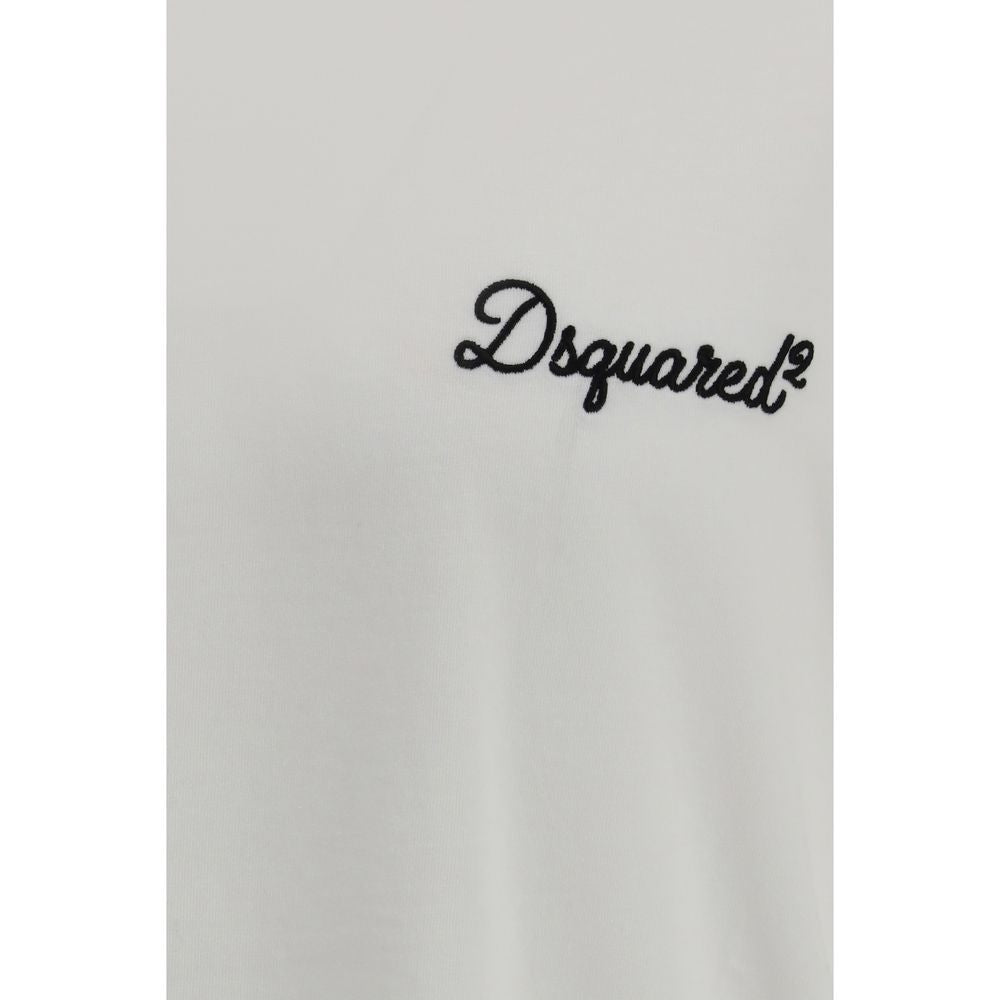 Dsquared² Weiße Baumwoll-Sportbekleidung