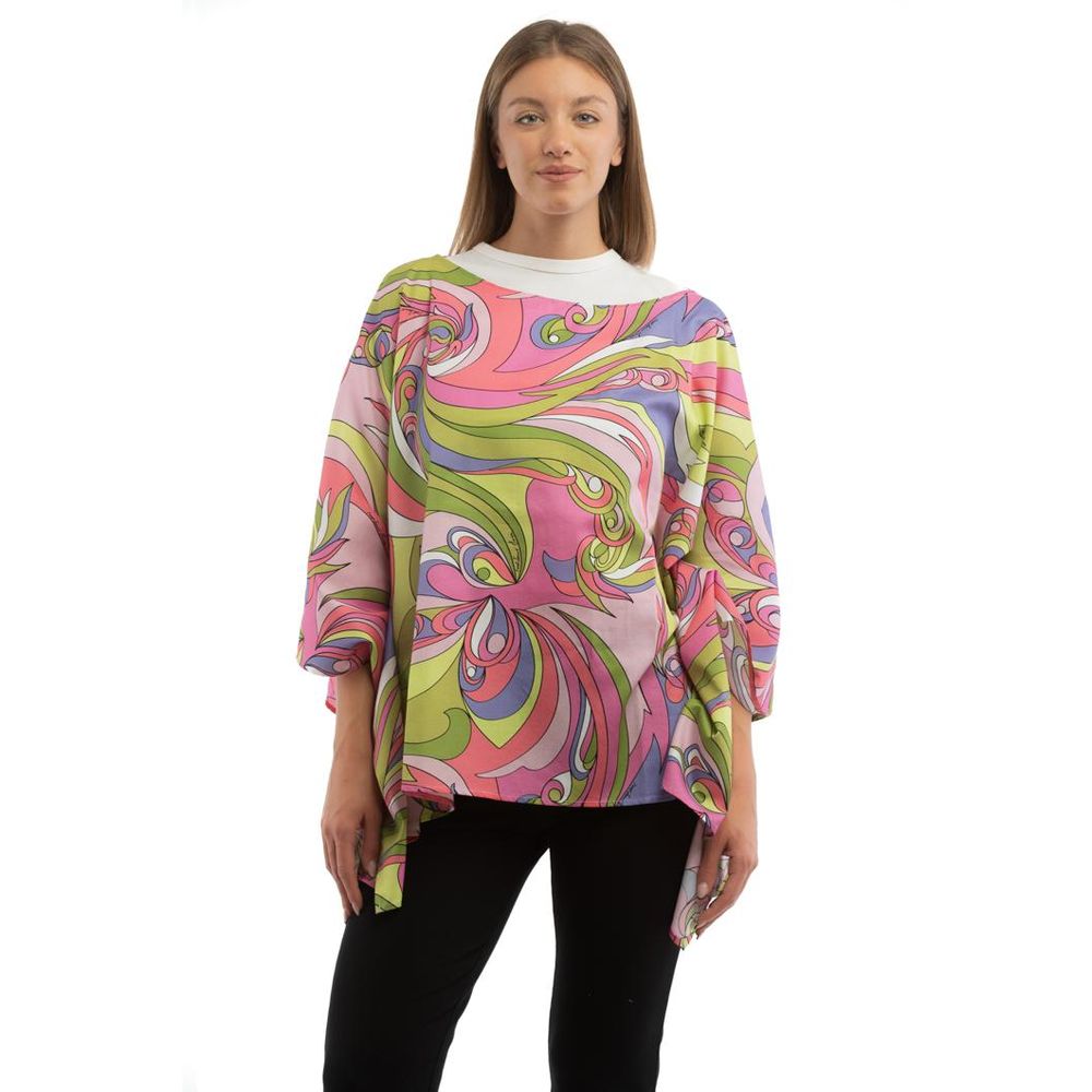 Moschino Mehrfarbiges Hemd aus Baumwolle mit Muster
