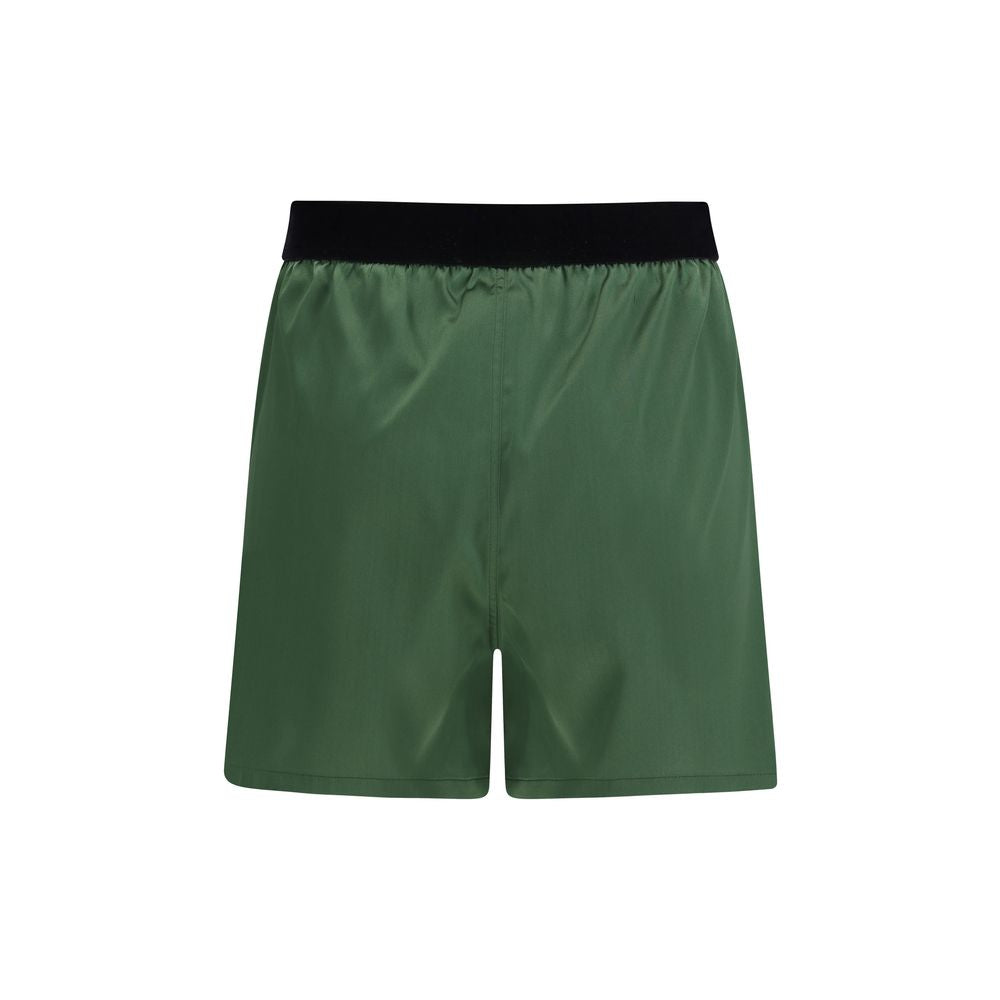 Tom Ford Zweifarbige Seiden-Bermudashorts