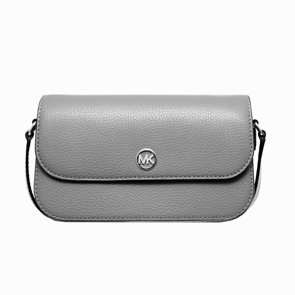 Michael Kors Graue Leder Umhängetasche