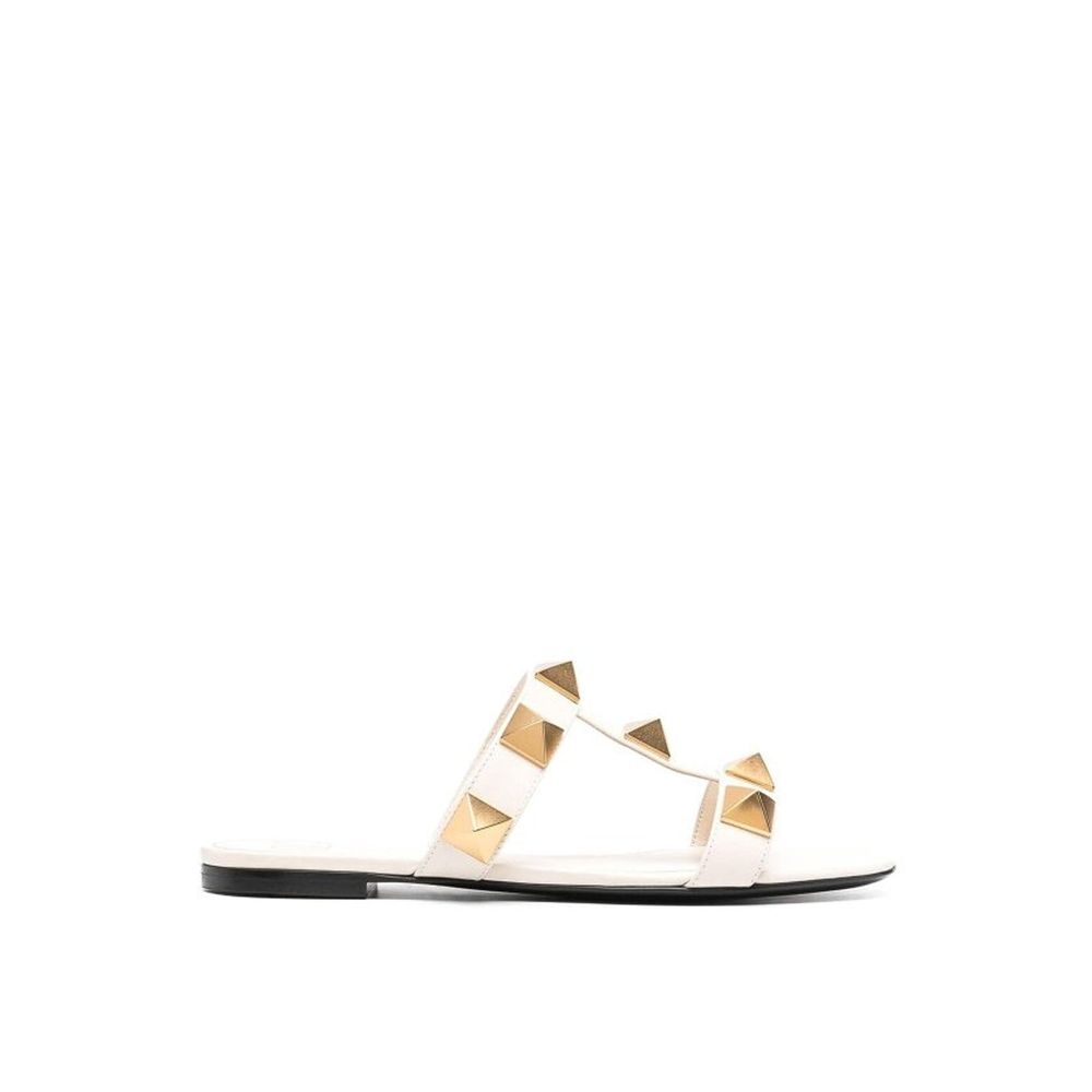 Valentino Garavani Weiße Sandalen aus Kalbsleder