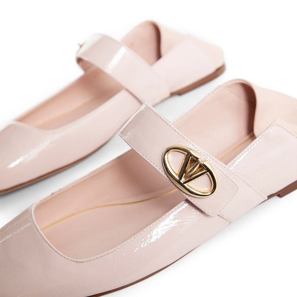 Valentino Garavani Mehrfarbige Ballerinas aus Lammleder