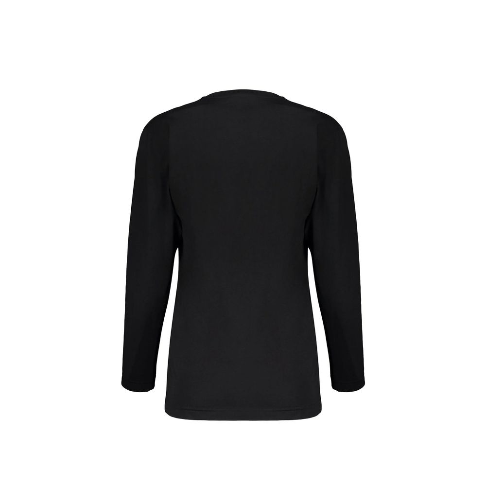 Moschino Couture Schwarzes Baumwoll-T-Shirt