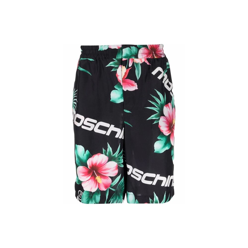 Moschino Couture Schwarze Seiden-Shorts