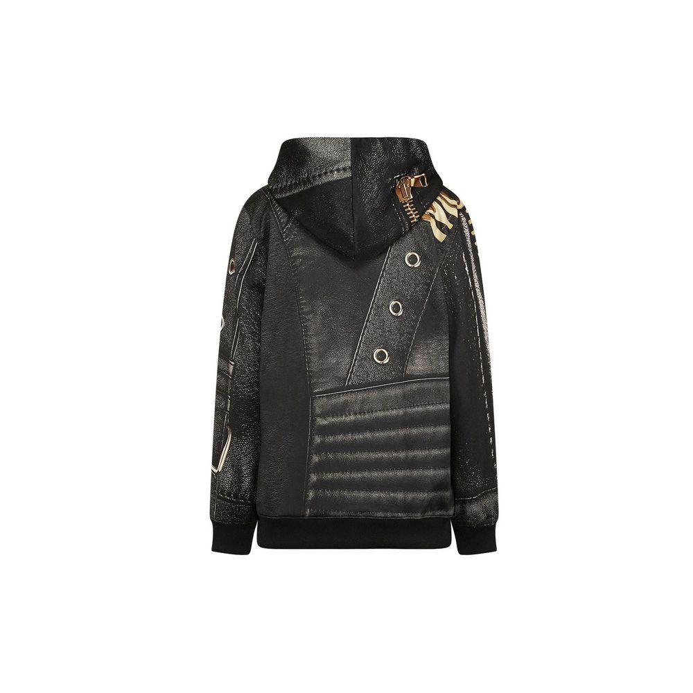 Moschino Couture Schwarzer Pullover aus Polyester