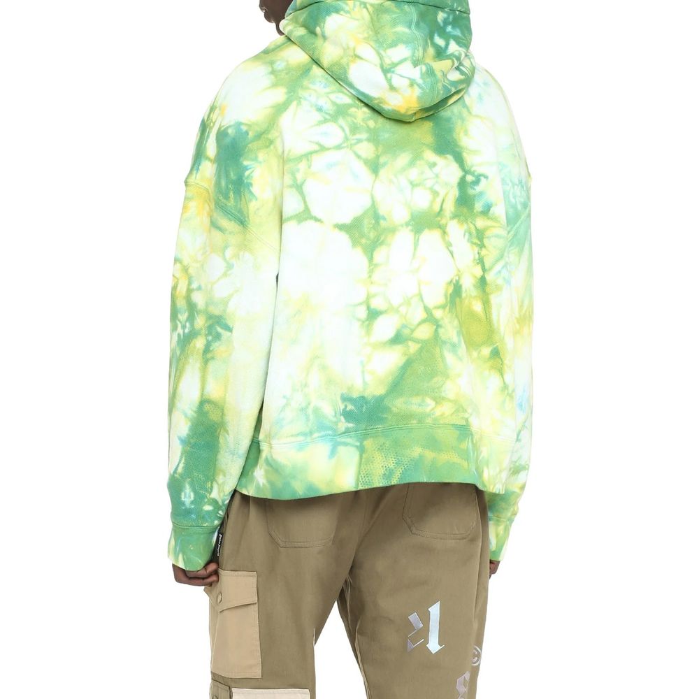 Palm Angels Zweifarbiger Baumwoll-Sweatshirt
