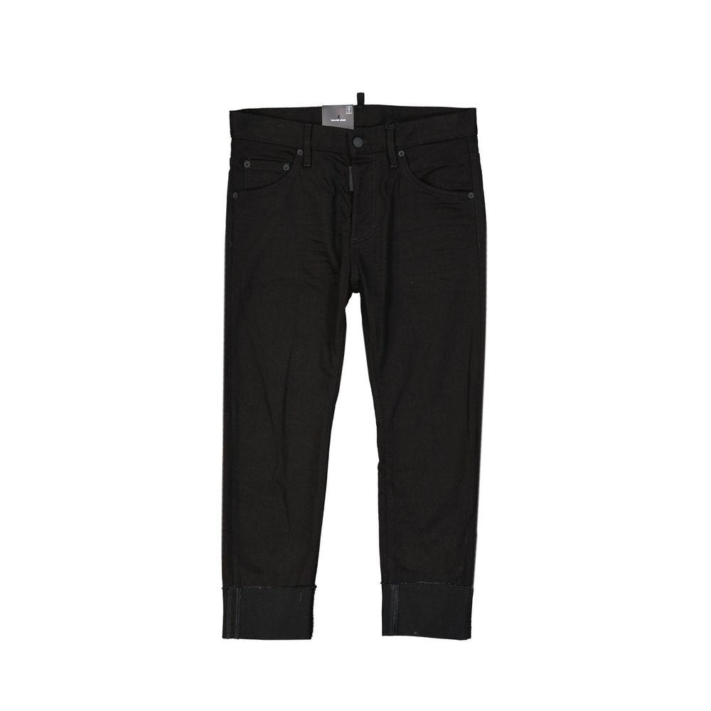 Dsquared² Schwarze Baumwoll-Jeans Denim
