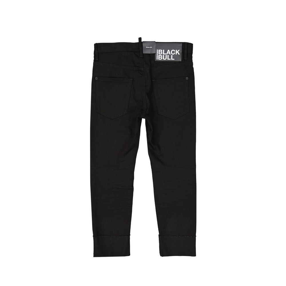 Dsquared² Schwarze Baumwoll-Jeans Denim