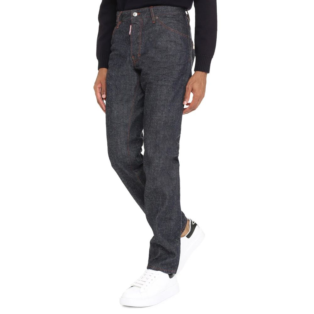 Dsquared² Blaue Skinny Jeans aus Baumwolle