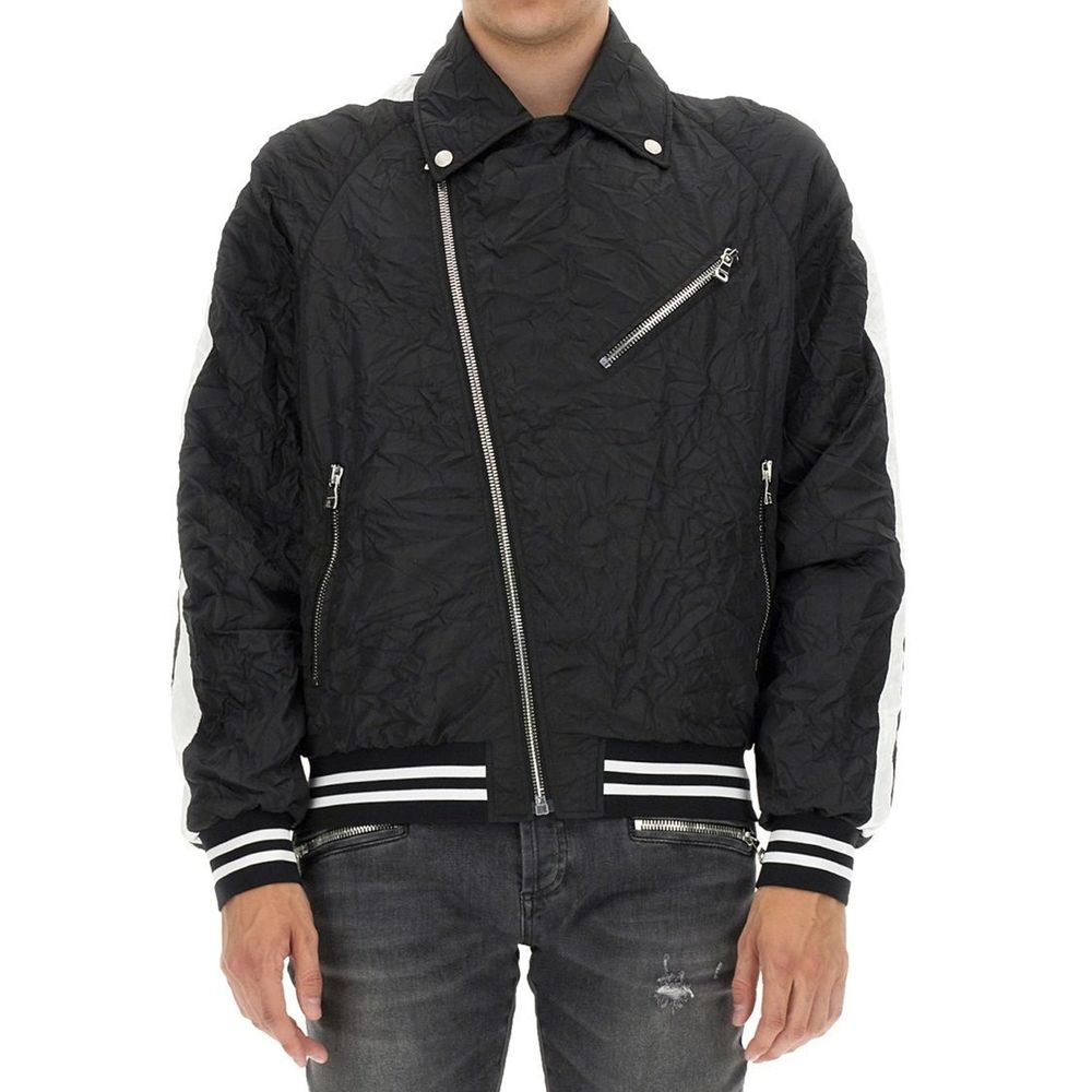 Balmain Schwarzer Bomber aus Polyester