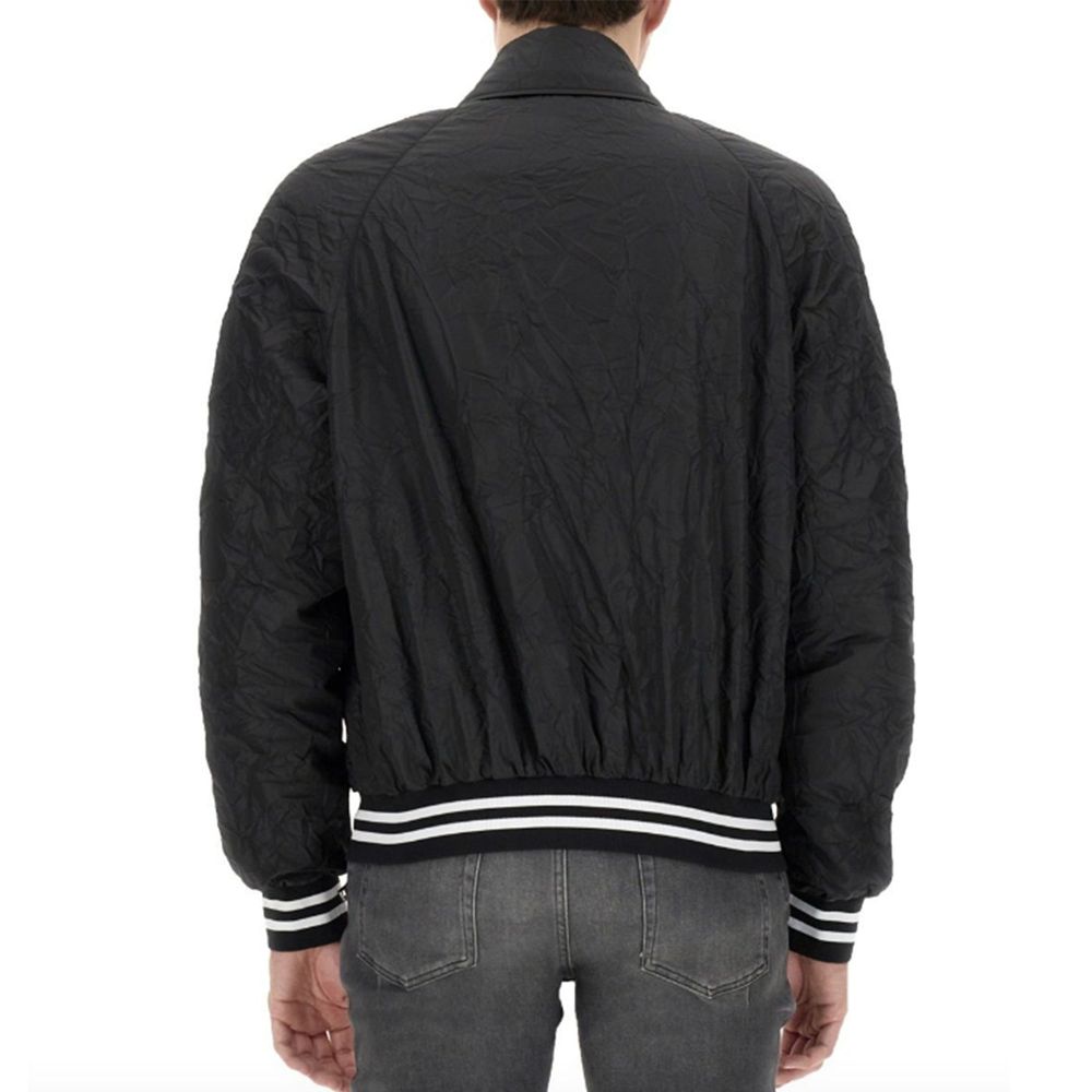 Balmain Schwarzer Bomber aus Polyester