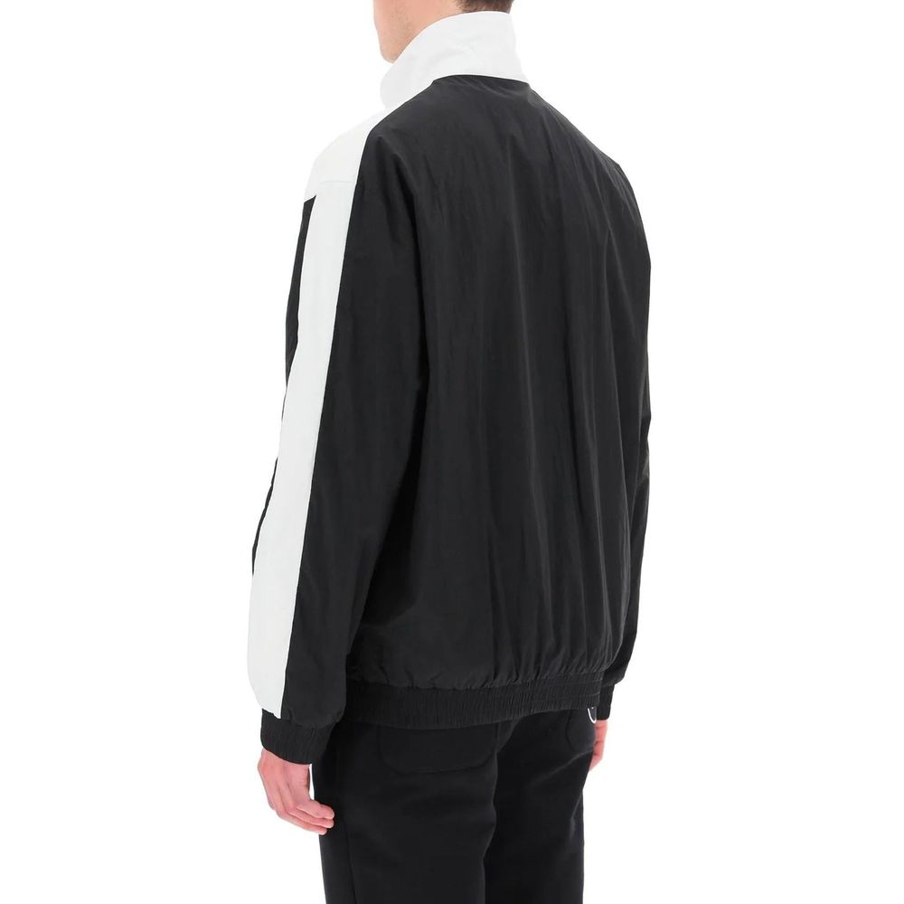 Balmain Schwarze Polyamid-Shell-Jacke