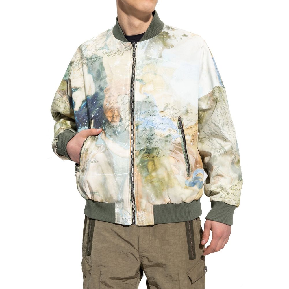 Balmain Schwarzer Bomber aus Baumwolle