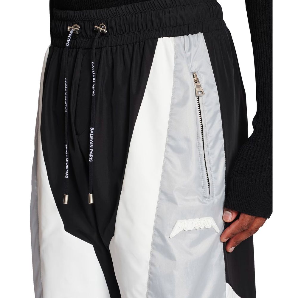 Balmain Schwarze Jogginghose aus Polyester (Trainingshose)