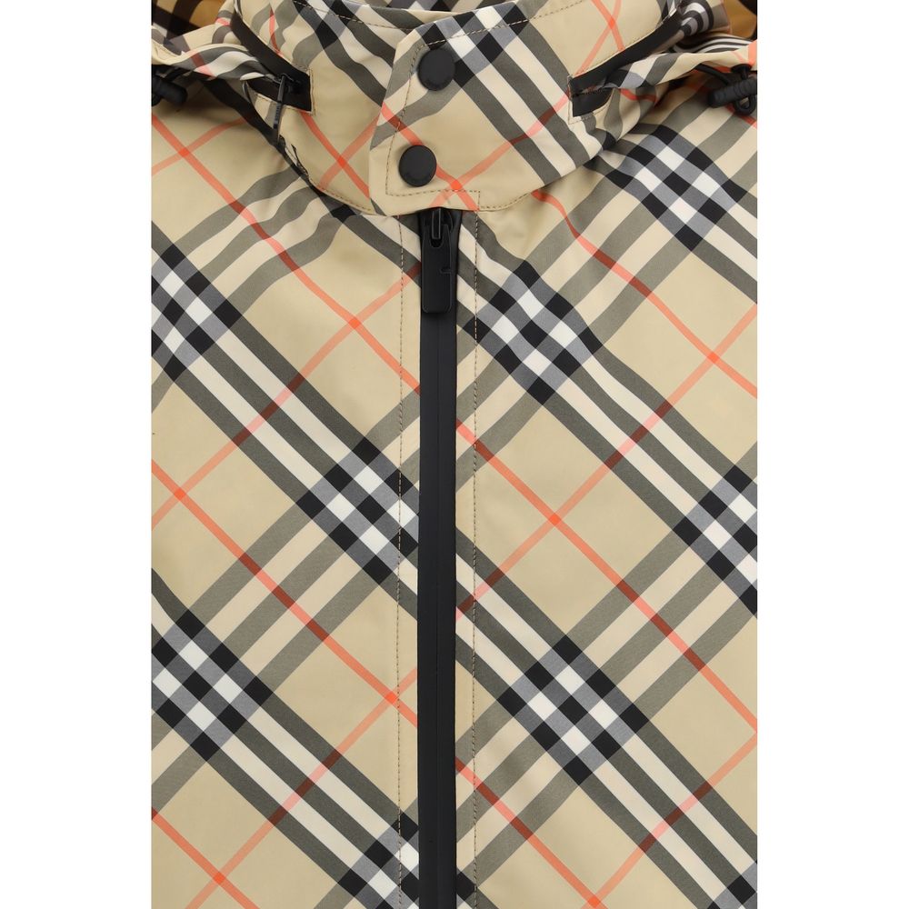 Burberry Mehrfarbige Polyester-Shell-Jacke