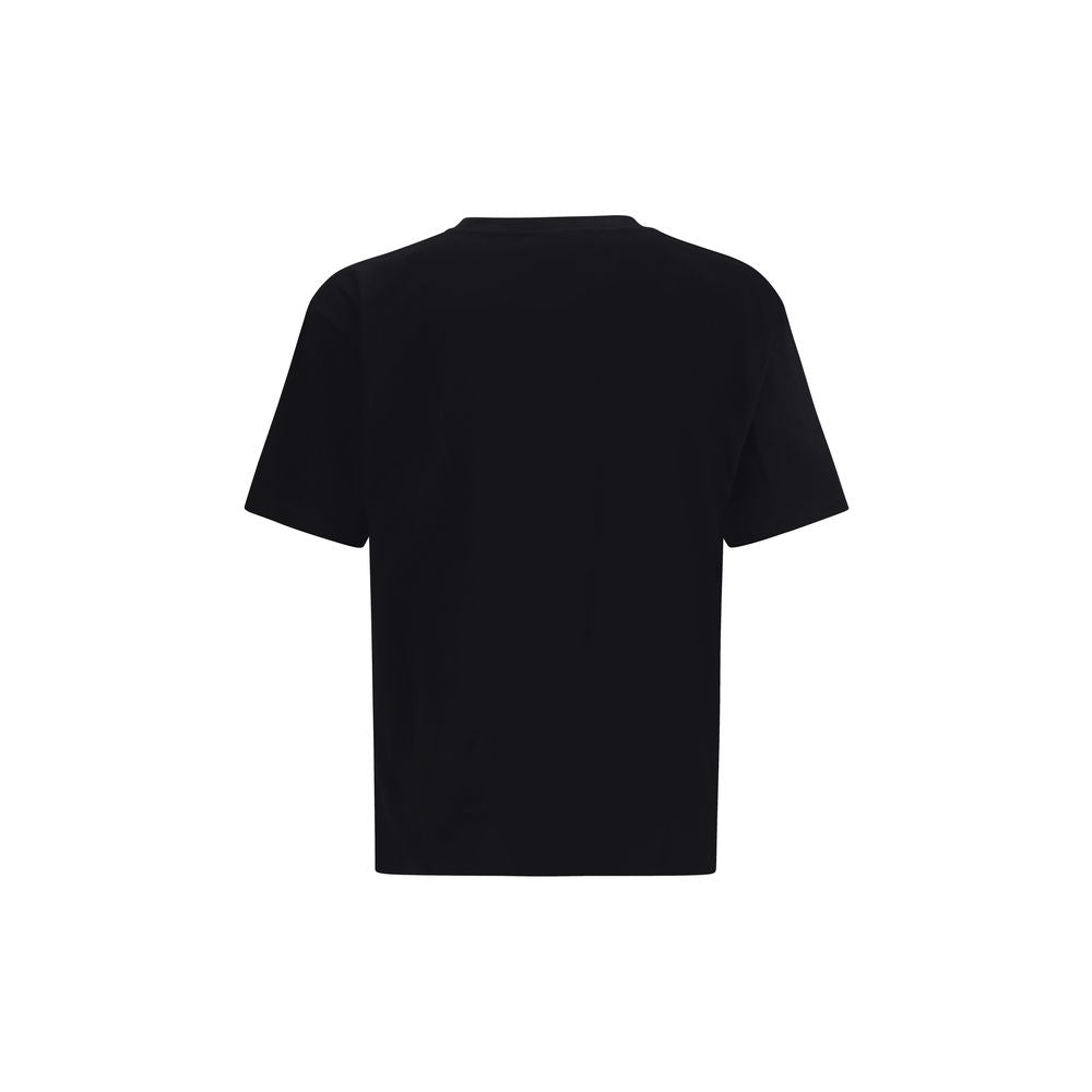 Valentino Schwarzes Baumwoll-T-Shirt