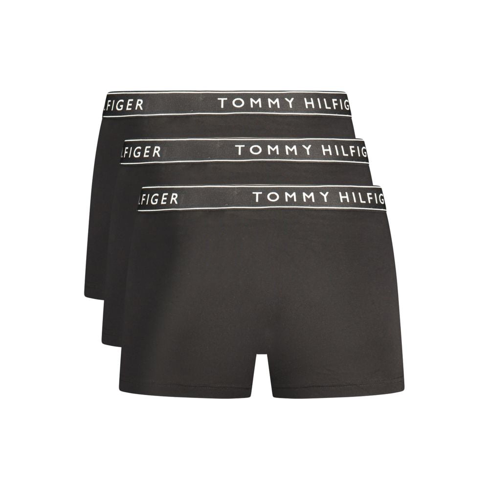 Tommy Hilfiger Schwarze Herren-Boxershorts aus Baumwolle