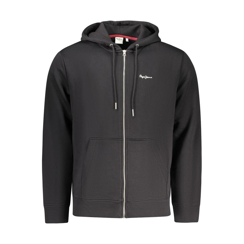 Pepe Jeans Schwarzes Baumwoll-Sweatshirt für Herren