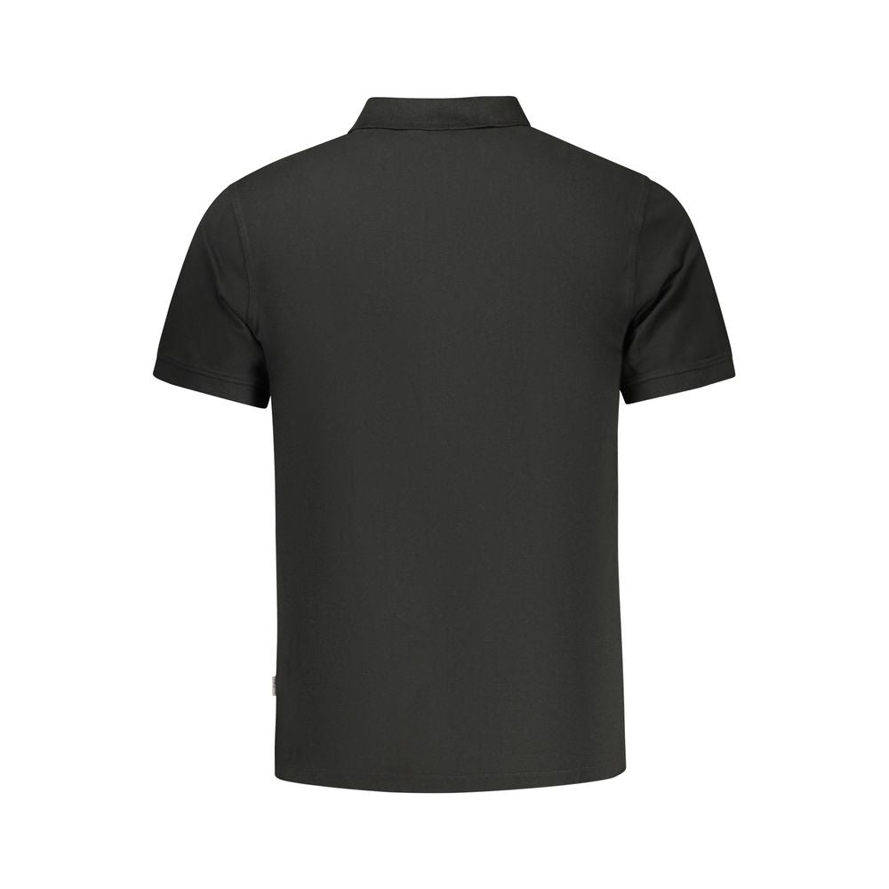 Pepe Jeans Schwarzes Herren-Poloshirt aus Baumwolle