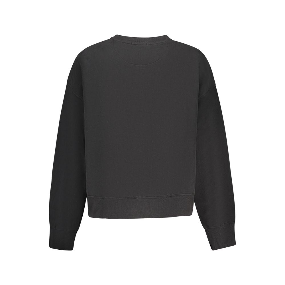 Pepe Jeans Schwarzer Baumwoll-Sweatshirt für Damen