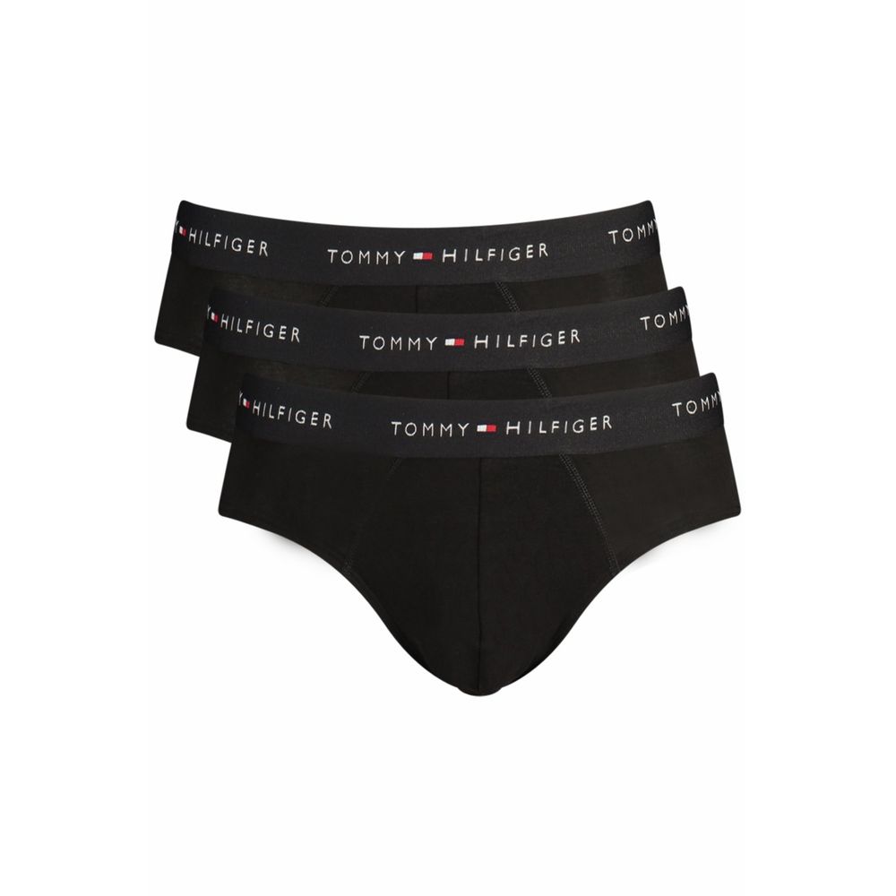 Tommy Hilfiger Schwarze Herren-Slips aus Baumwolle