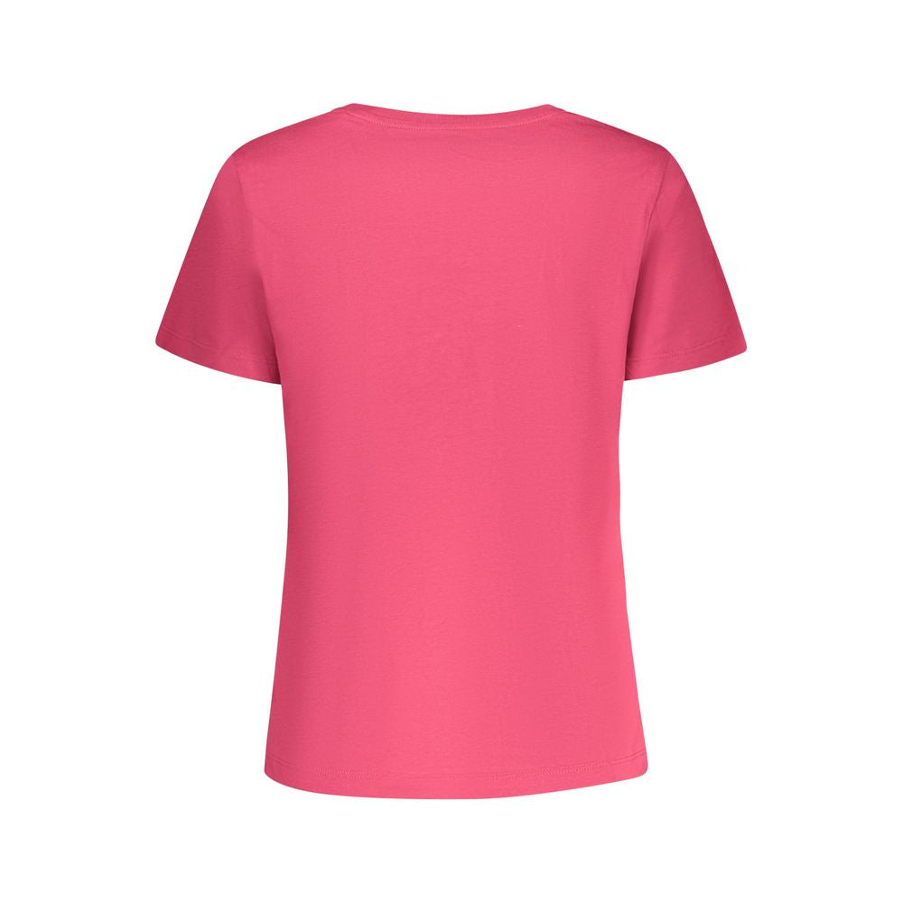 Pepe Jeans Rosa Baumwoll-T-Shirt für Damen