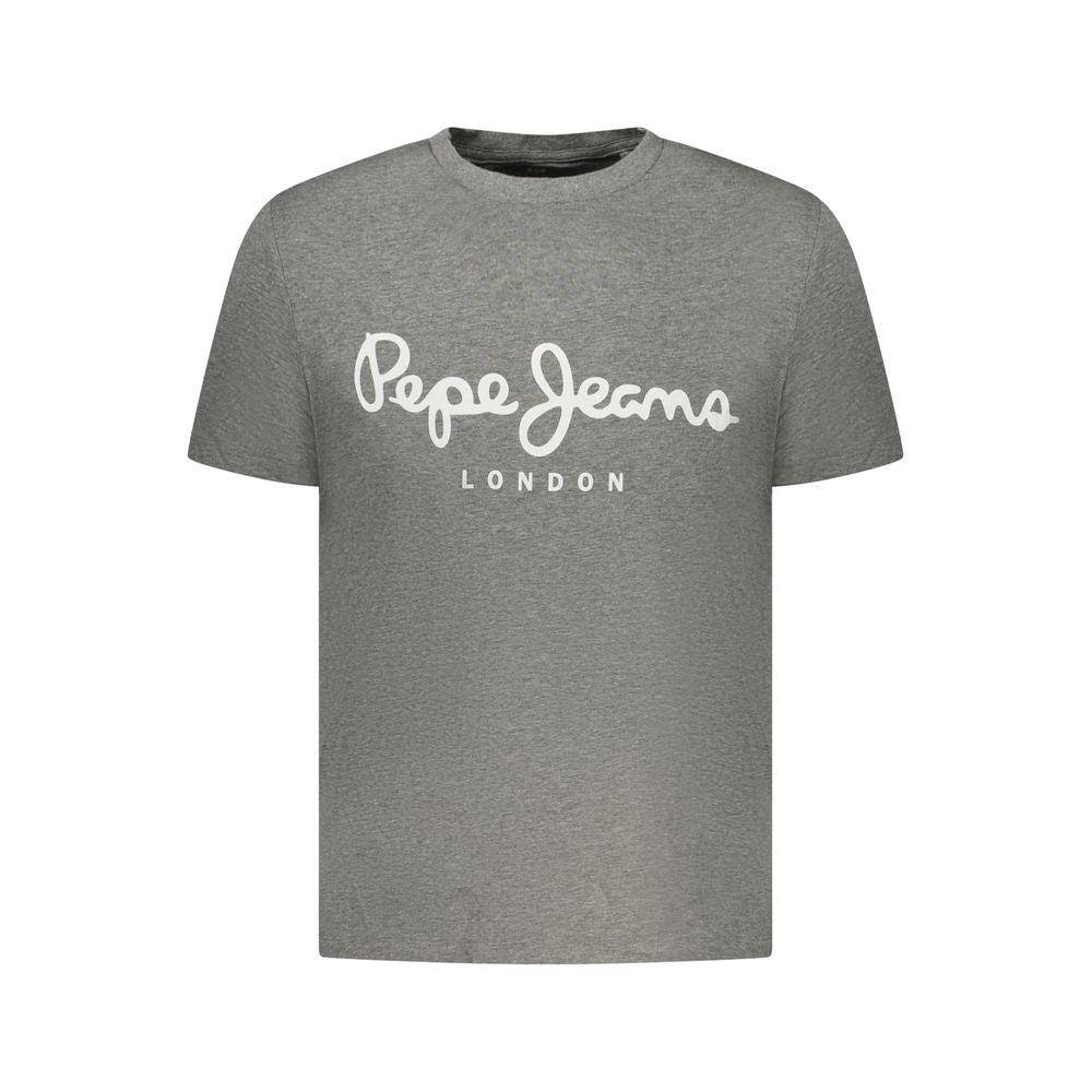 Pepe Jeans Grigio Baumwoll-T-Shirt für Herren