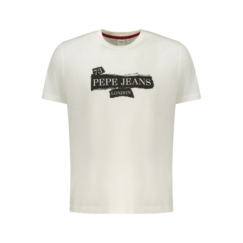 Pepe Jeans Weiße Baumwoll-Sportbekleidung
