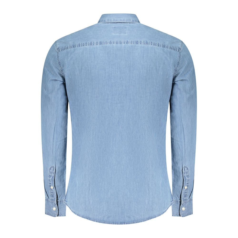 Pepe Jeans Azzurro Baumwollhemd für Herren