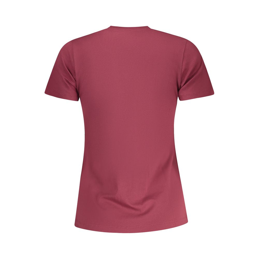 Pepe Jeans Rosso Baumwoll-T-Shirt für Damen