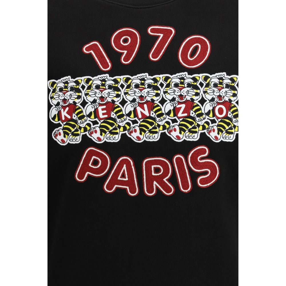 Kenzo Schwarzer Baumwoll-Sweatshirt