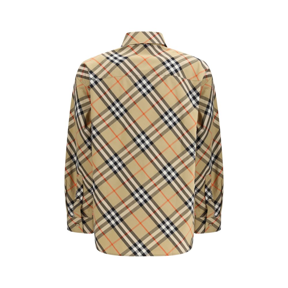 Burberry Mehrfarbiges Baumwollhemd mit Muster