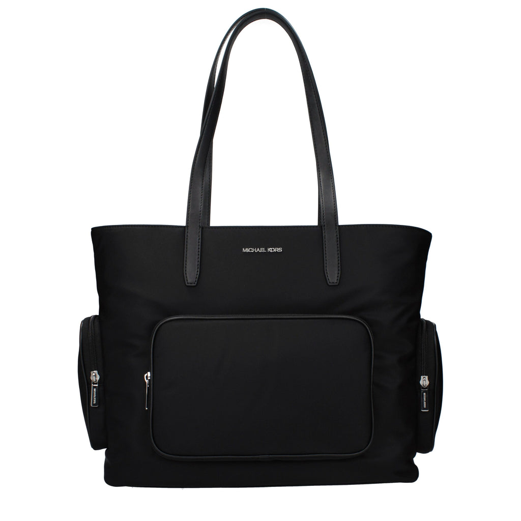 Michael Kors Schwarze Schultertasche aus Stoff