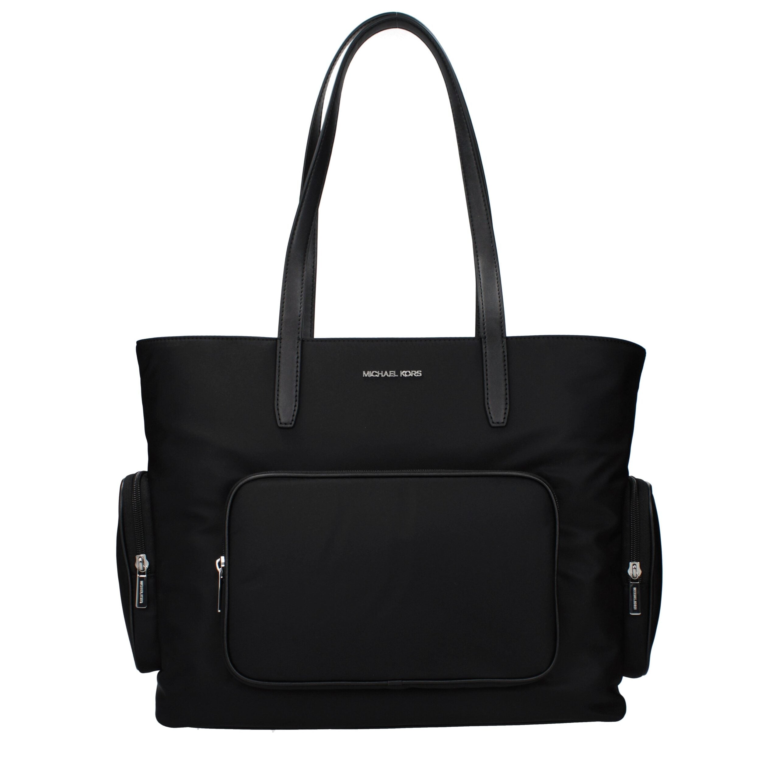 Michael Kors Schwarze Schultertasche aus Stoff