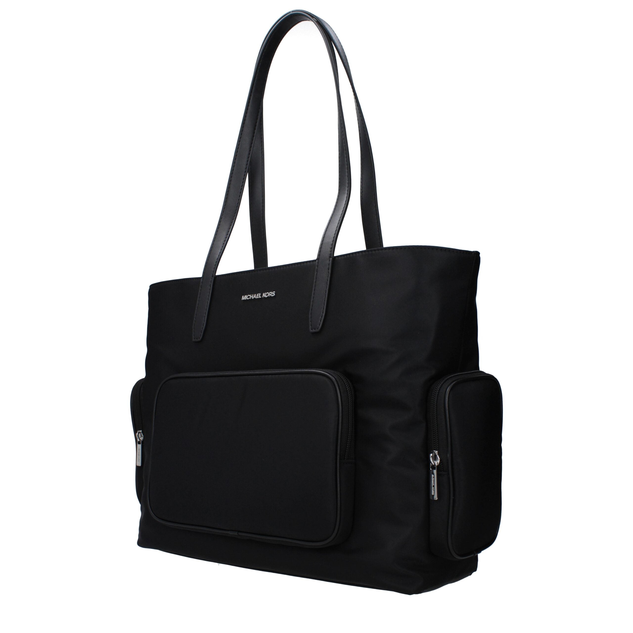 Michael Kors Schwarze Schultertasche aus Stoff