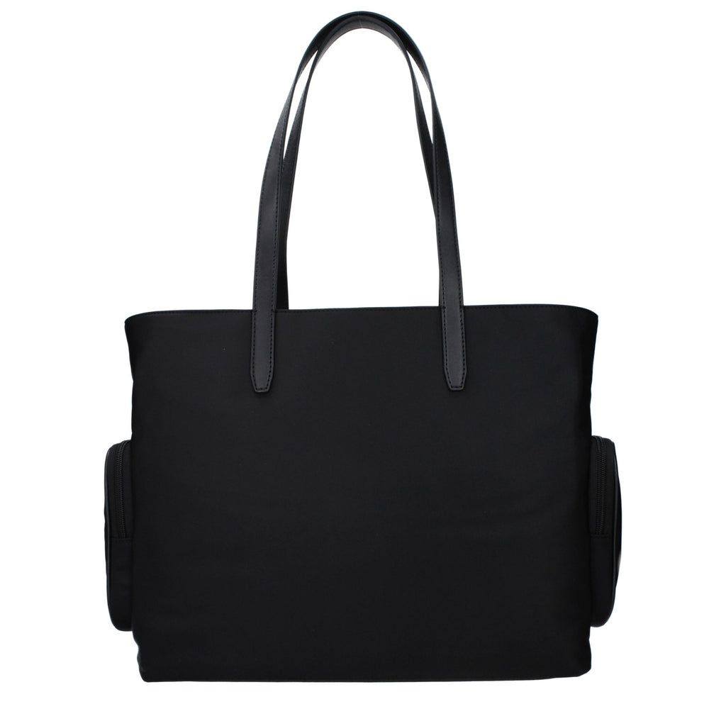 Michael Kors Schwarze Schultertasche aus Stoff