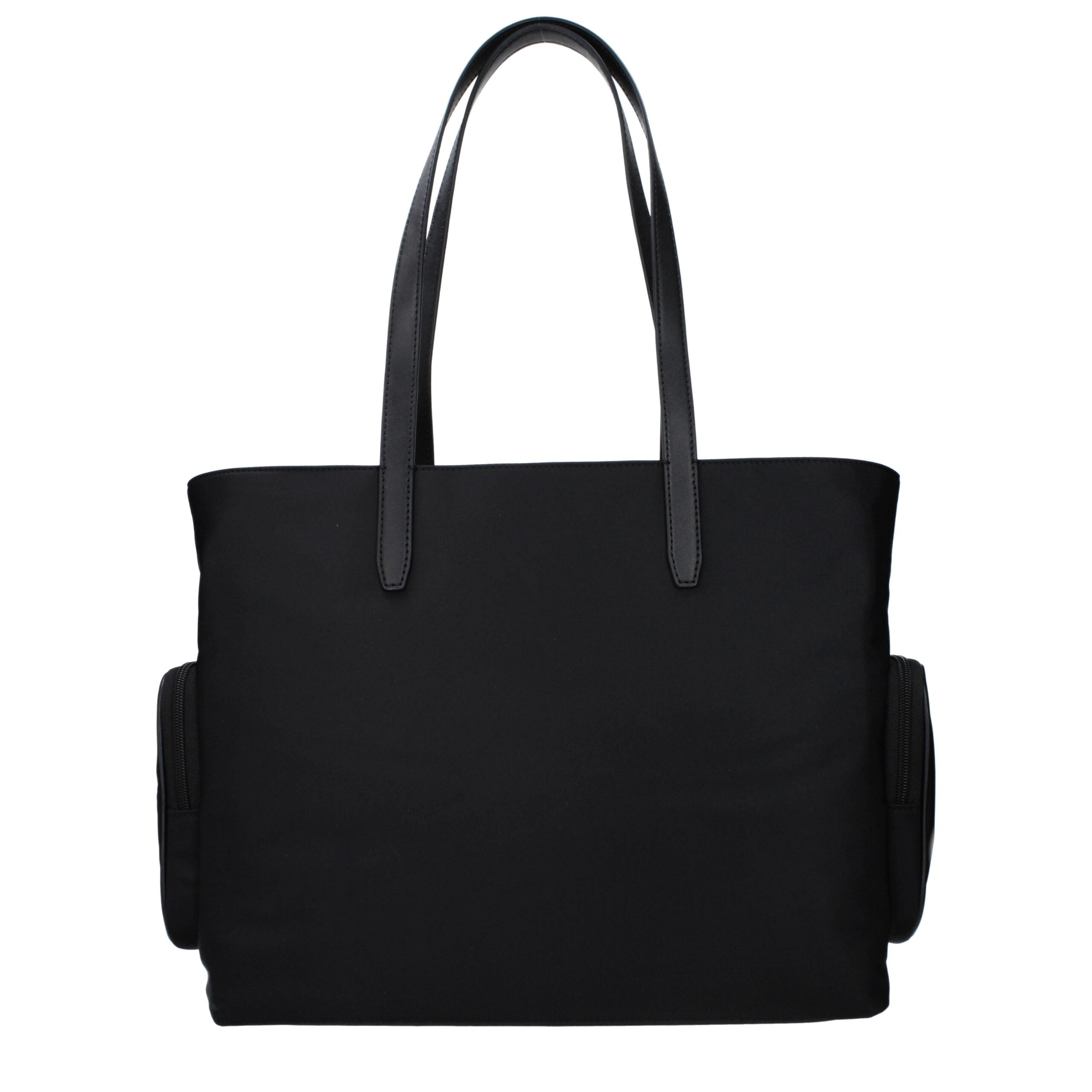 Michael Kors Schwarze Schultertasche aus Stoff