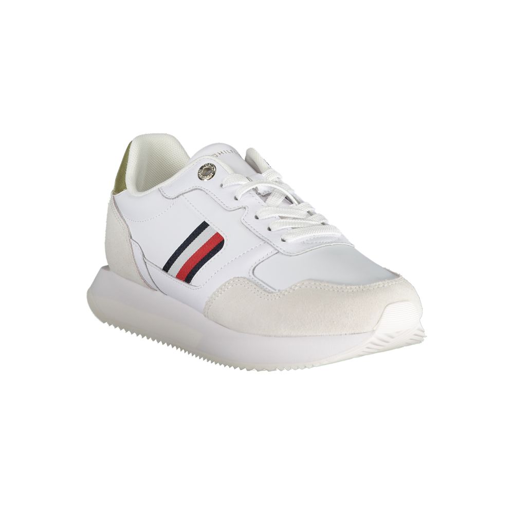 Tommy Hilfiger Weiße Leder-Sneaker für Damen