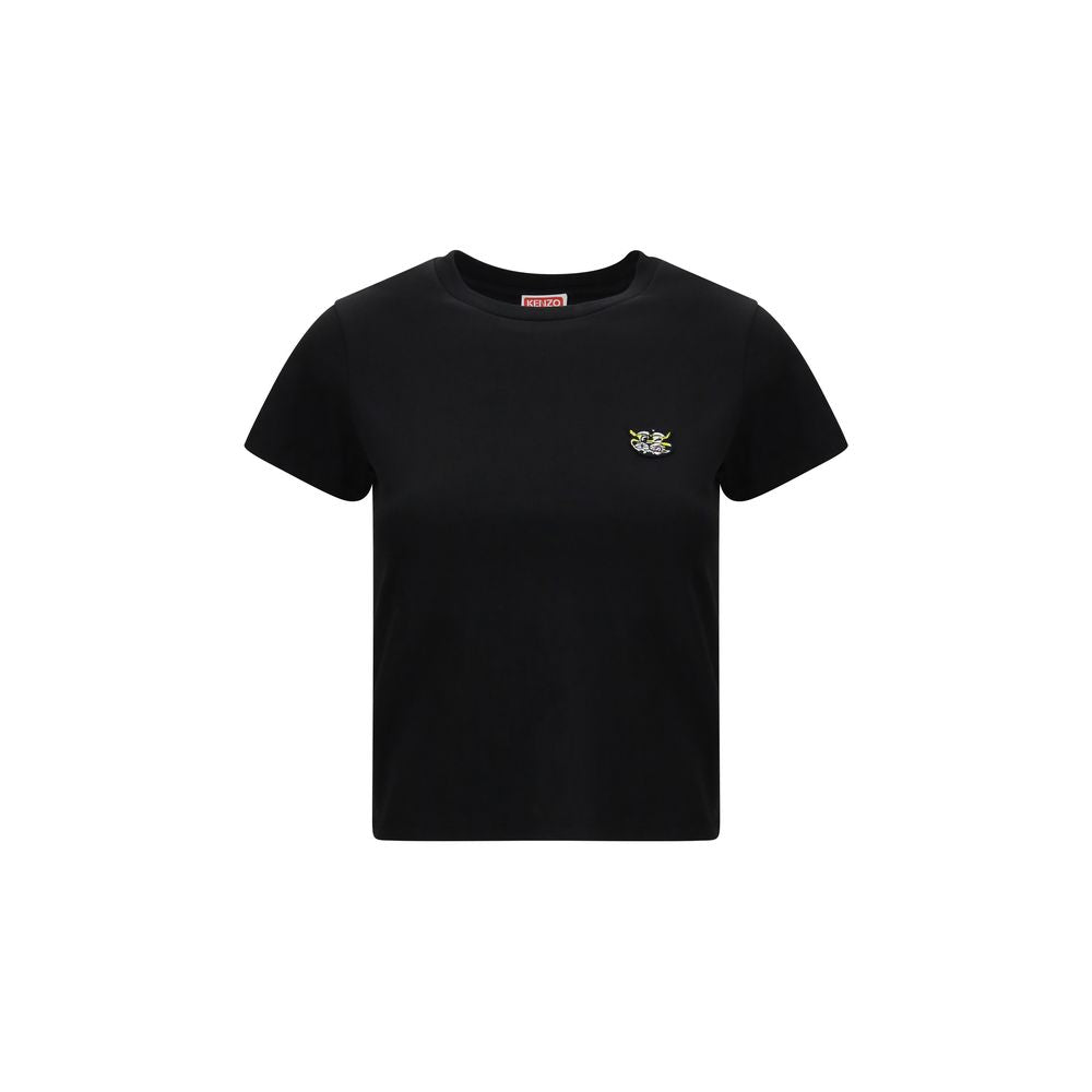 Kenzo Schwarzes Baumwoll-T-Shirt