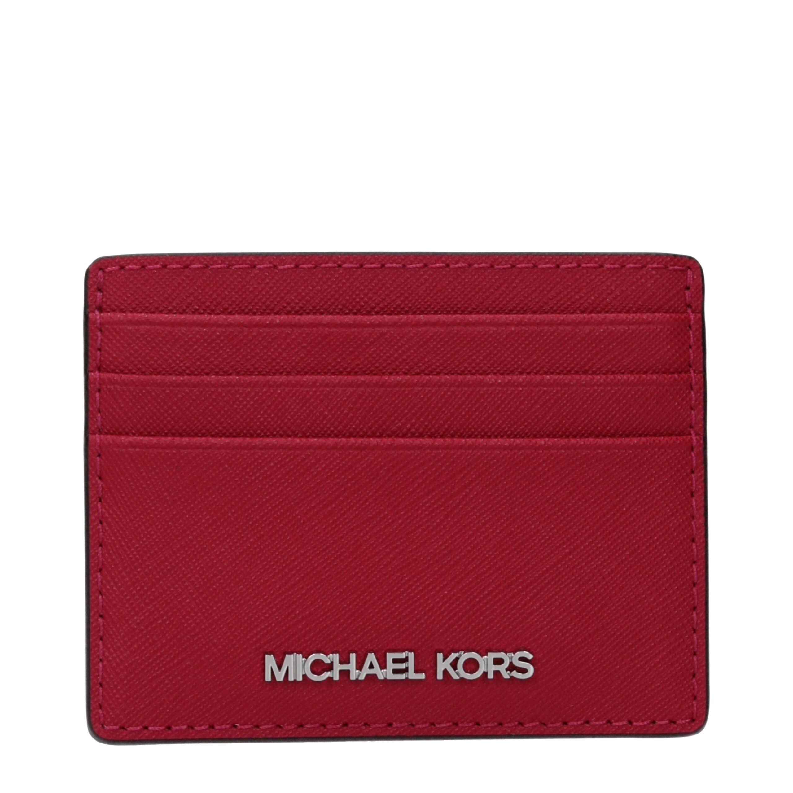 Michael Kors Kartenetui aus rotem Leder