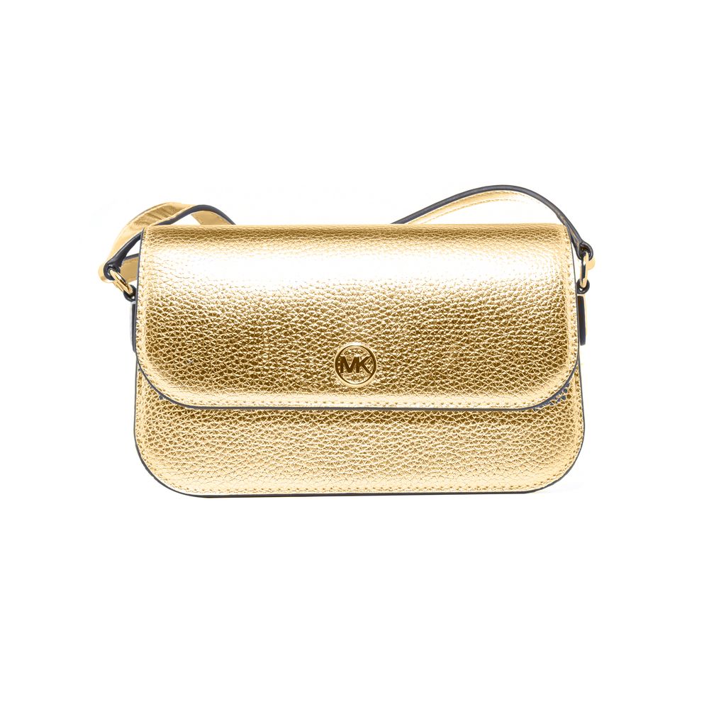 Michael Kors Umhängetasche aus goldenem Leder