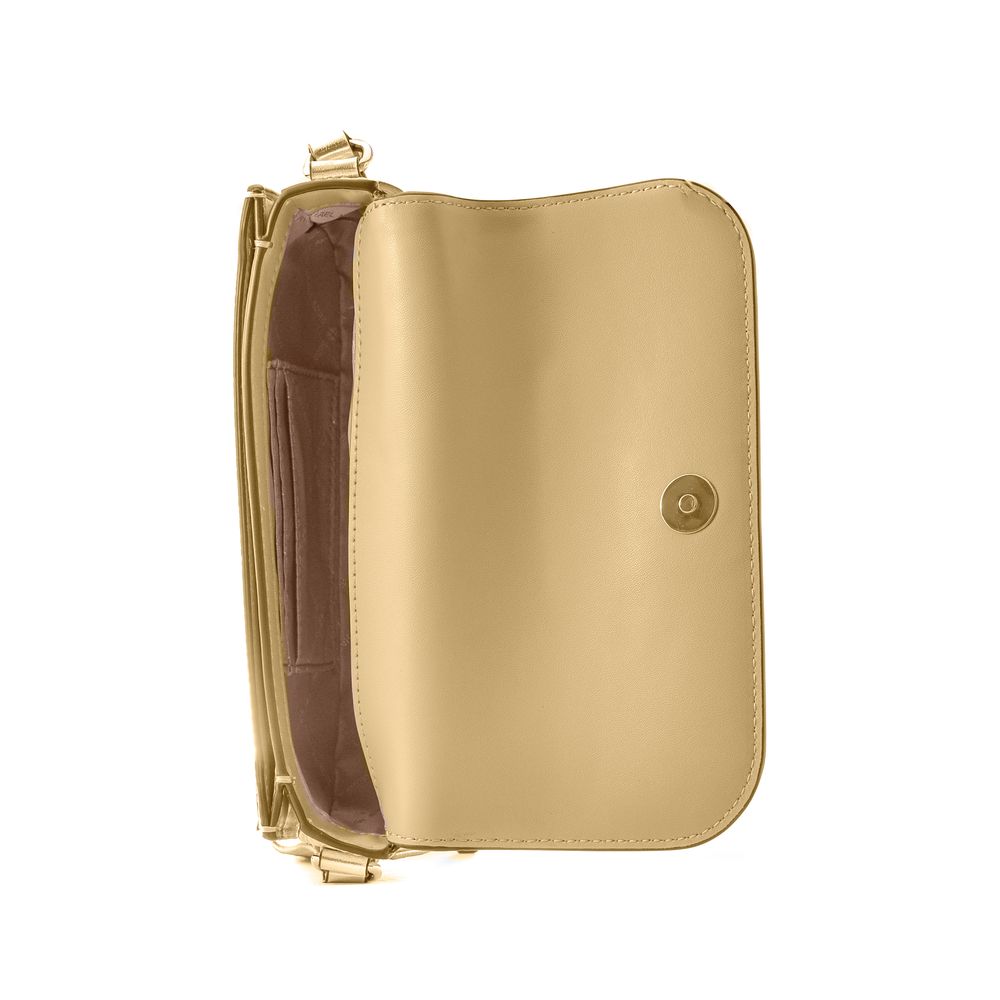 Michael Kors Umhängetasche aus goldenem Leder